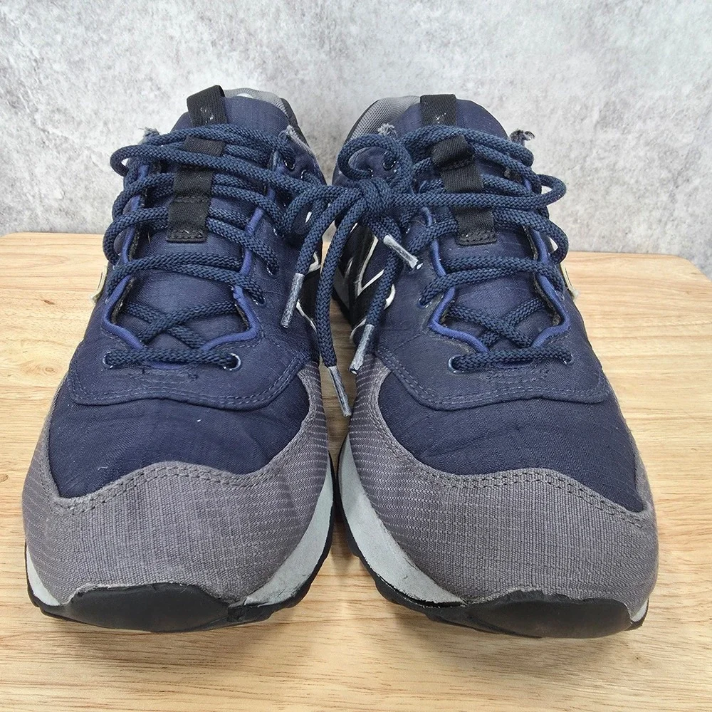 New Balance 574 Running Shoe Mens 11 Navy Blue Grey White Casual Sneaker ML574PT
